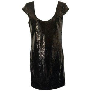 Armani Exchange A/X Sequined Cocktail Dress - Black - M